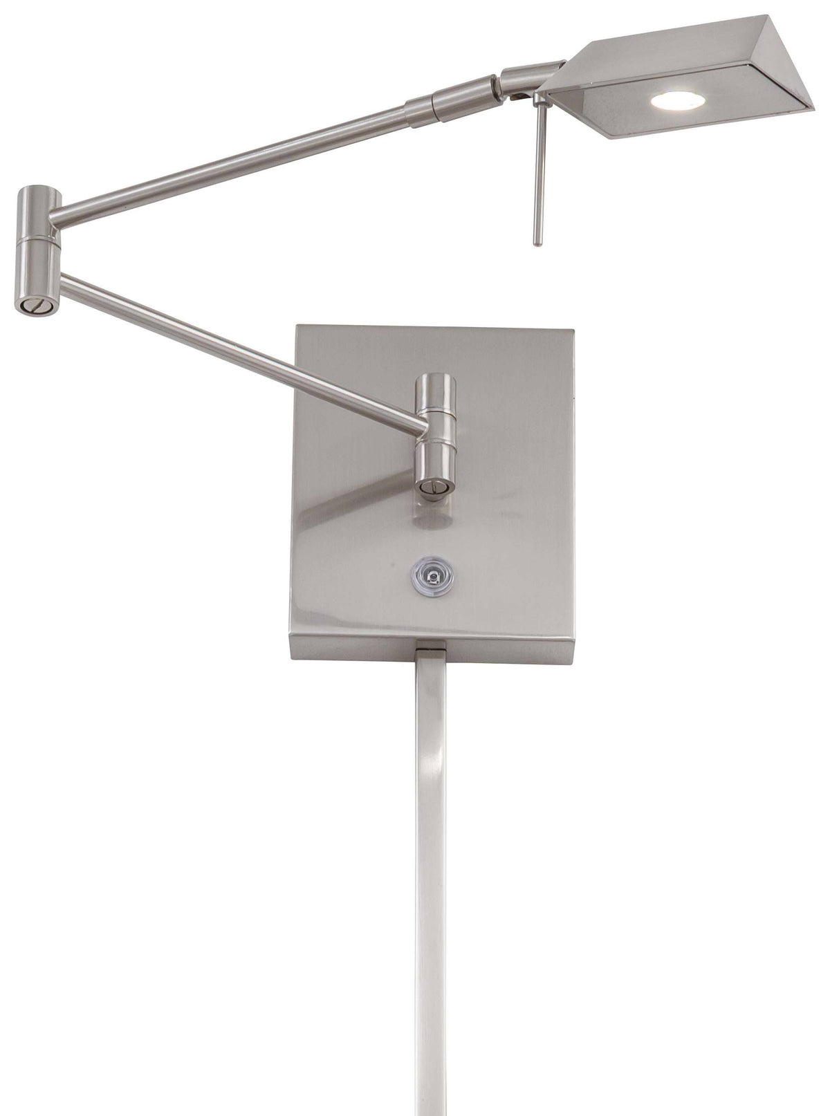 Brushed Nickel LED Swing Arm Wall Lamp H53710
