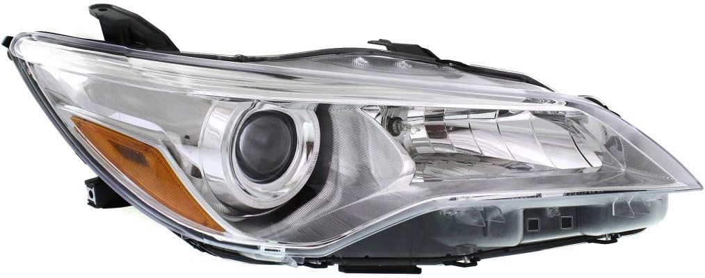 For Toyota Camry Headlight Assembly Passenger Side DOT Certified Chrome F636