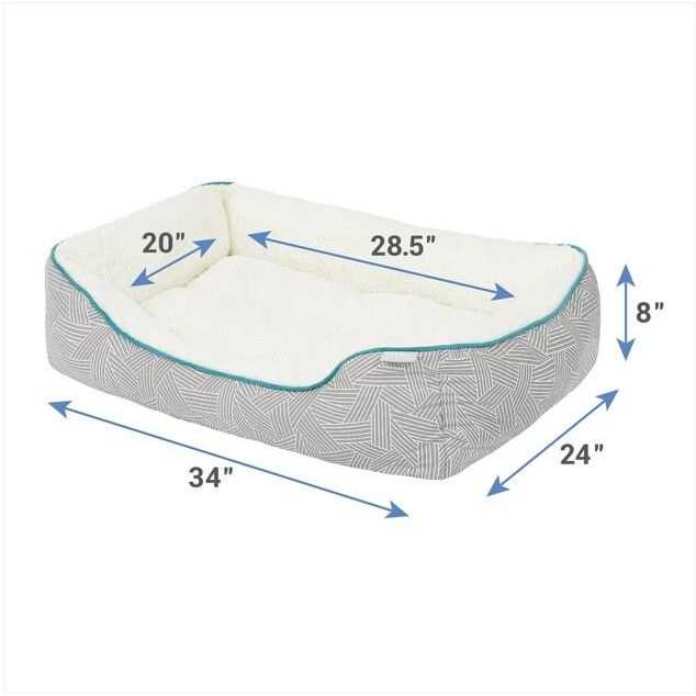 Sherpa Bolster Cat & Dog Bed X967
