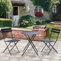 3pc Metal Folding Bistro Set M794