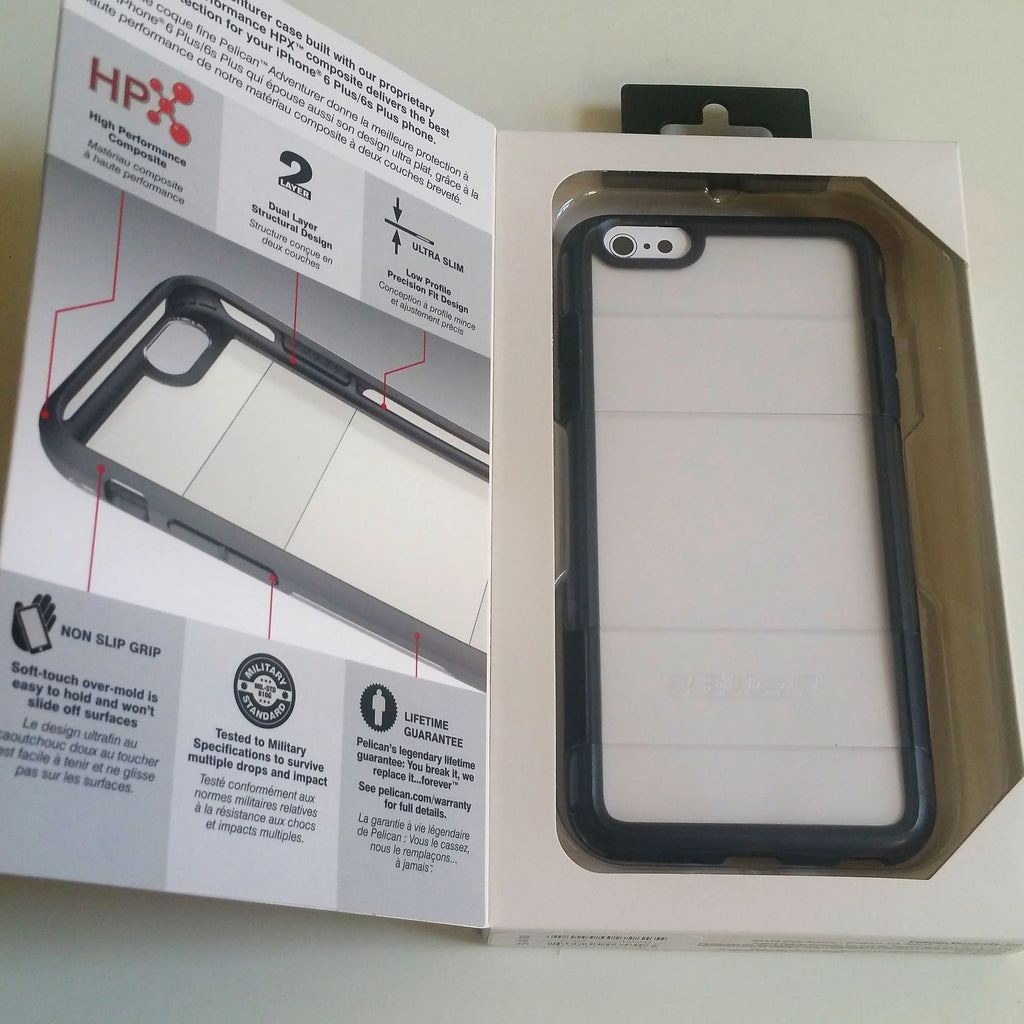 Gray Clear iPhone 6 Plus 6s Plus Case U321358