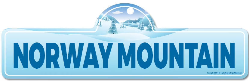Skiing Skier Snowboarder Décor Sign G2328