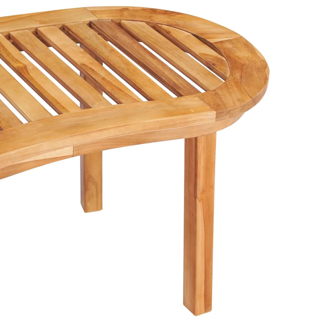 Teak Wood Coffee Table 35.4 x 19.7 x 17.7 Inches E52523