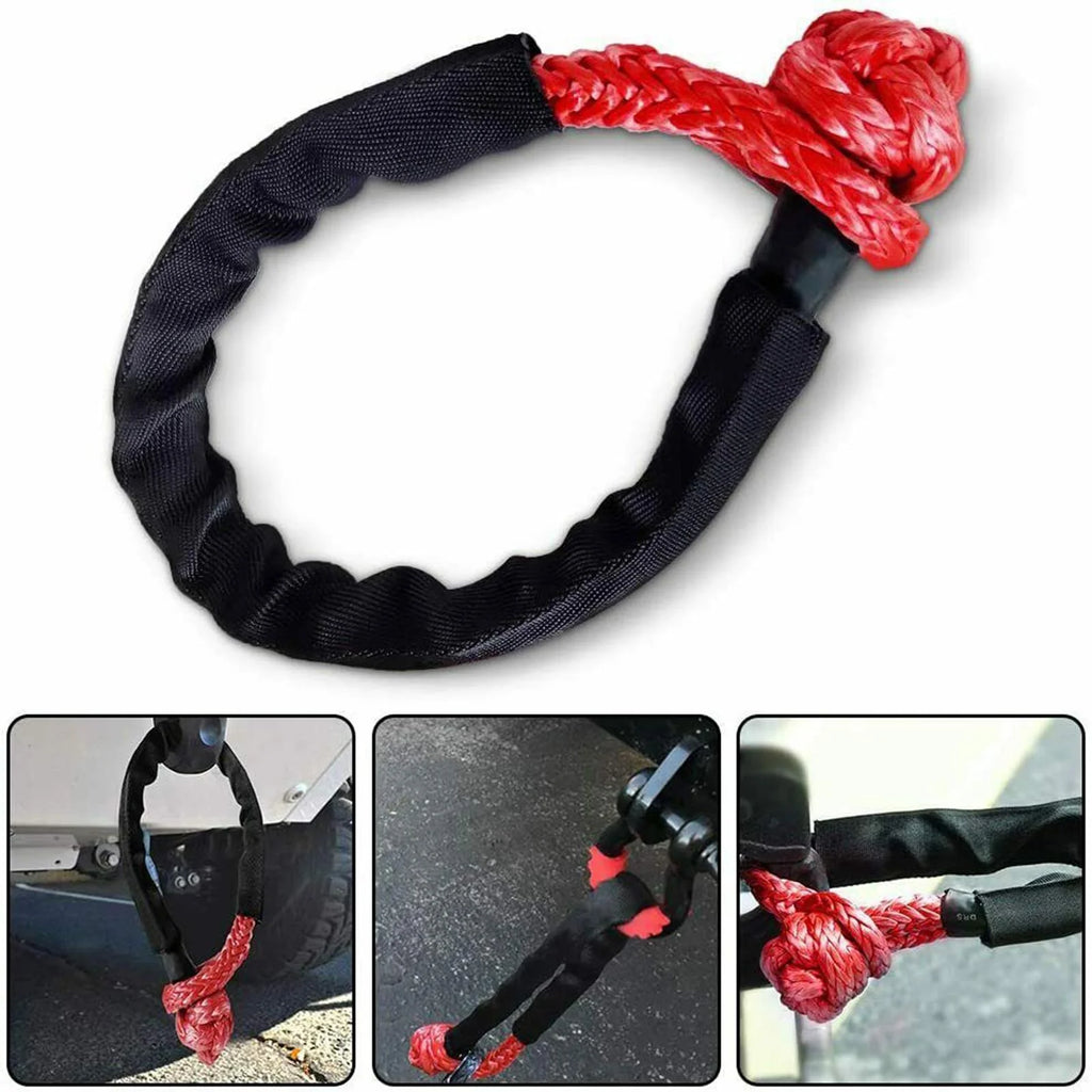 Red Soft Shackle 1/2 38000lbs Breaking Strength Y667