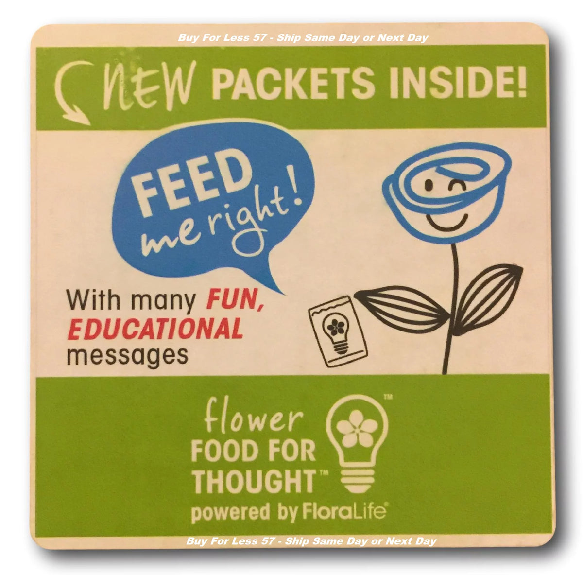 Cut Flower Food 200 Powdered Packets 2.2 Lbs R748206