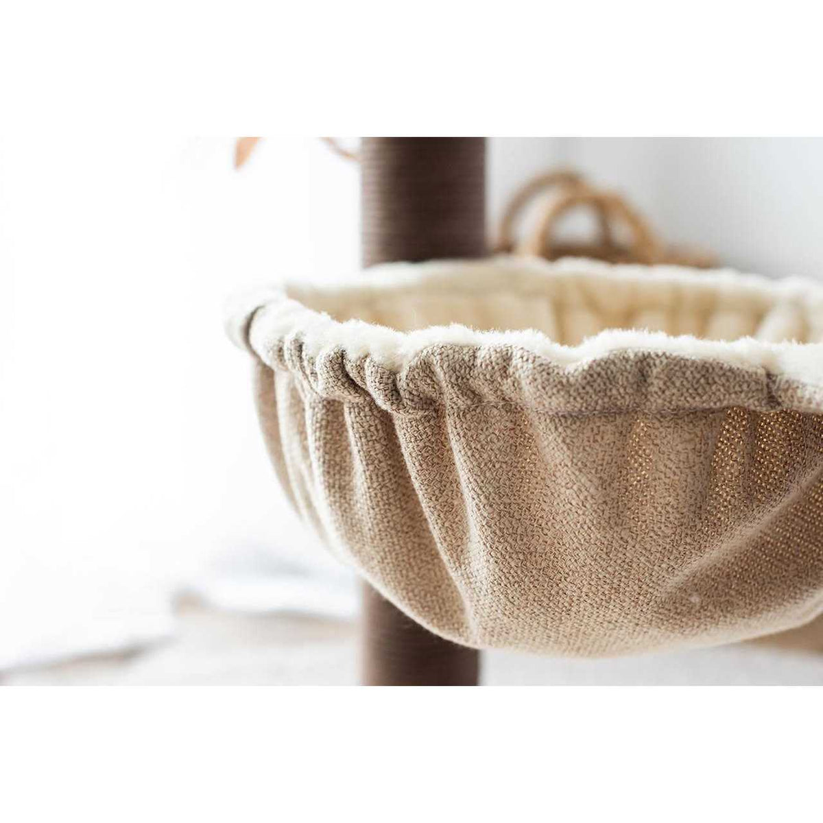 Cat Tree with Feather Toy and Cat Hammock F24243