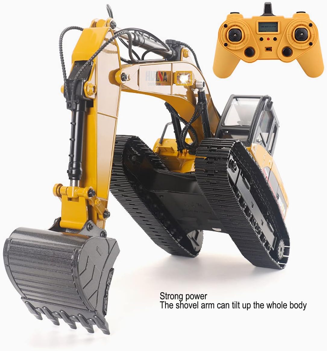 Full Metal Remote Control Excavator Toy, 23 Channel I56557