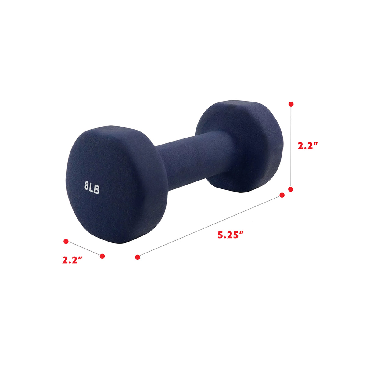 Neoprene Dumbbells 5 lbs Set of 2 Y978
