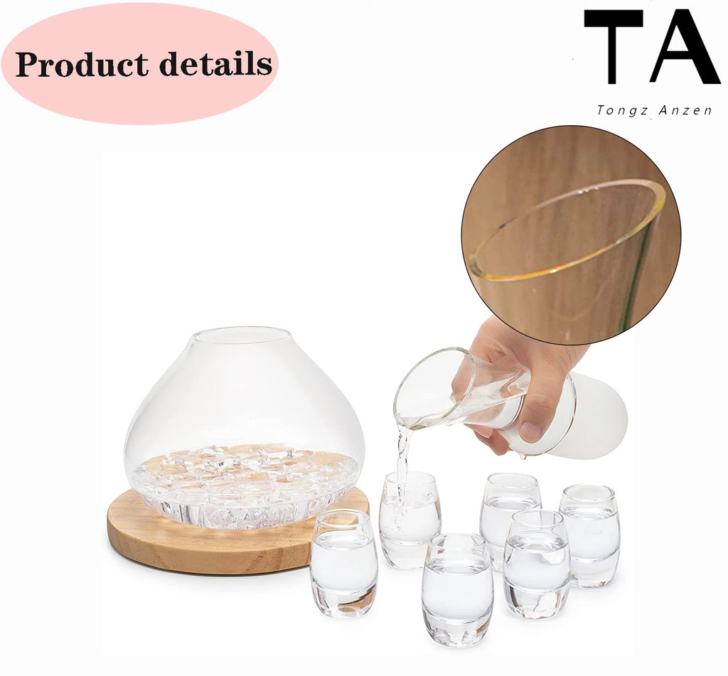 Sake Set Glasses Japanese J54925