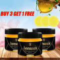 Natural Beeswax Wood Furniture Cleaner and Polish Set of 4 J9993