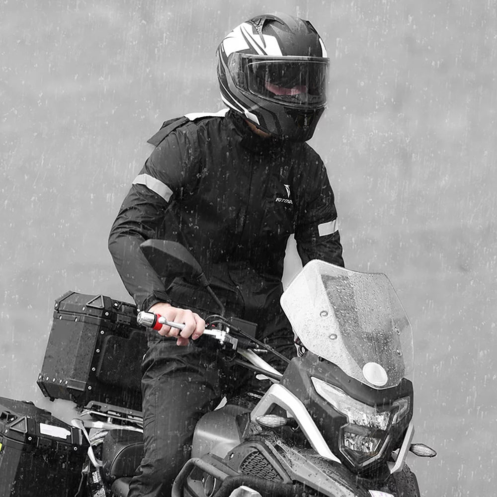 Waterproof Reflective Motorcycle Rain Suit B443464