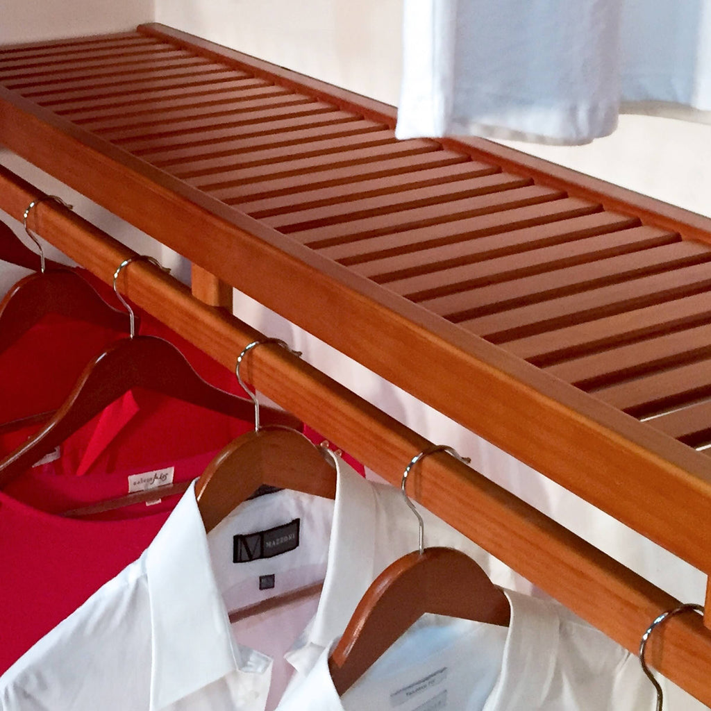 Caramel Woodcrest Closet System W423