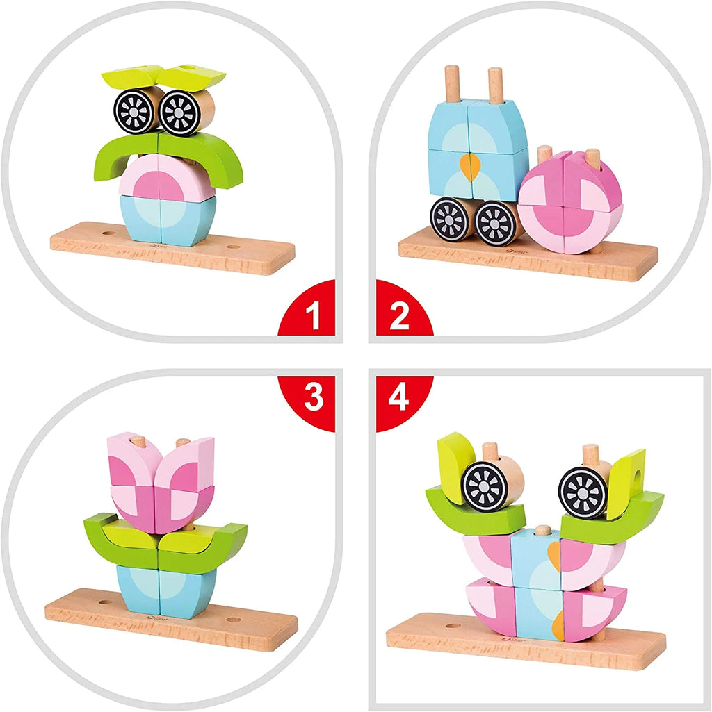 Wooden Stacking Owl Blocks Set A216566