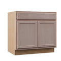Unfinished Beech Sink Base Kitchen Cabinet A20599