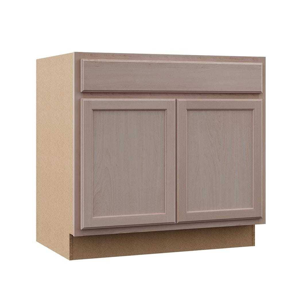 Unfinished Beech Sink Base Kitchen Cabinet A20599