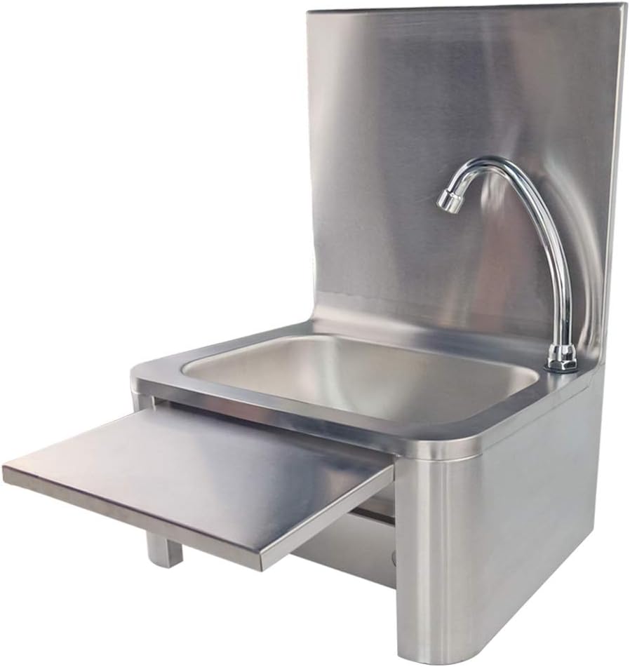 Stainless Steel Wall Mount Hand Wash Sink with Faucet D731813
