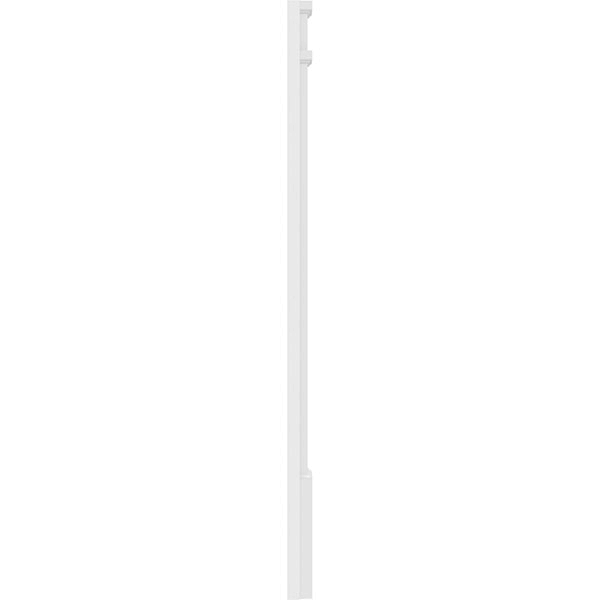 Flat Panel PVC Pilaster with Decorative Capital & Base (Pair) Y254055