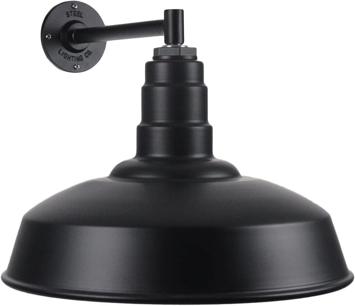 Matte Black Outdoor Wall Mounted Barn Light H105816