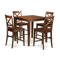 Counter Height Dining Pub Table & 4 Chairs M88898
