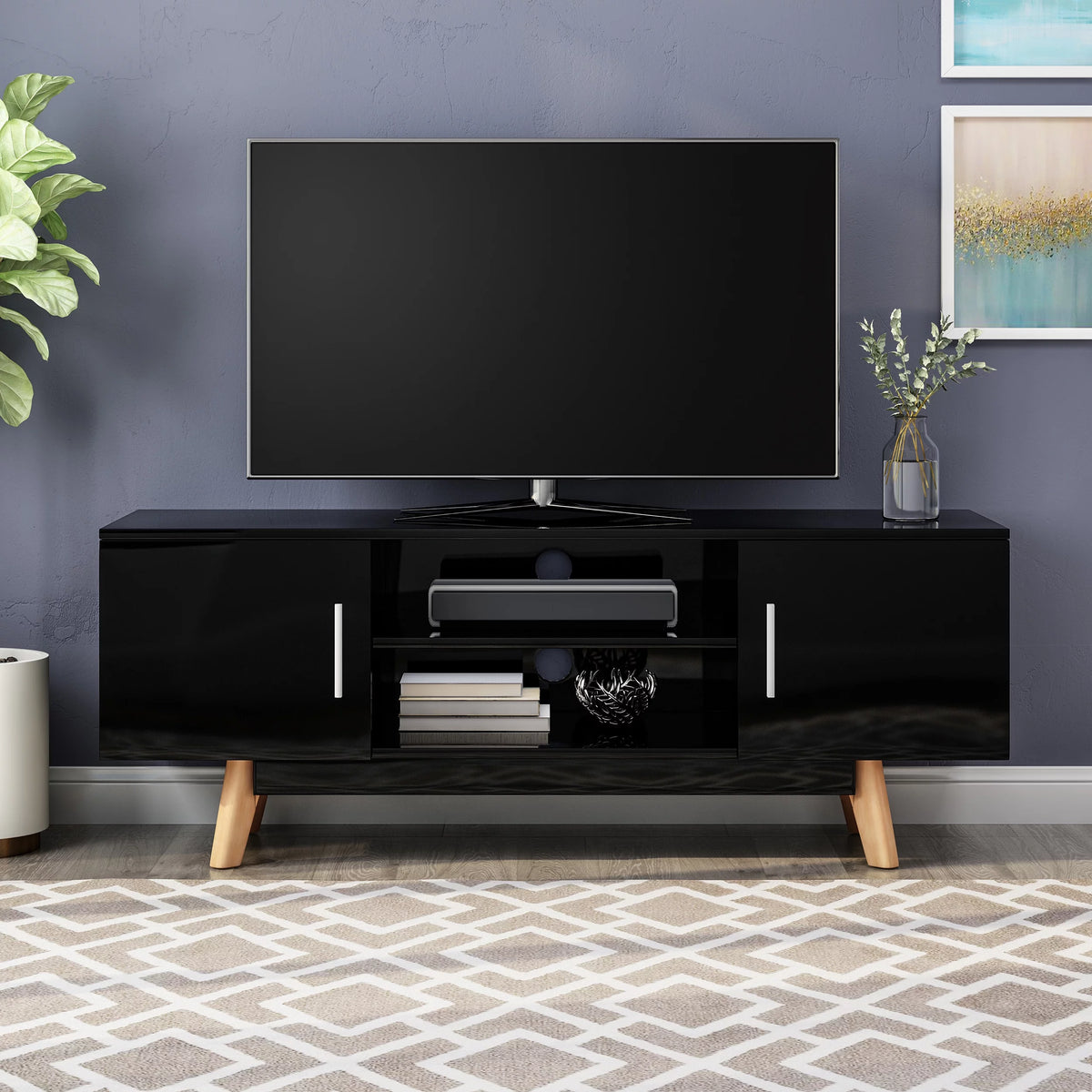 Black TV Stand K2464