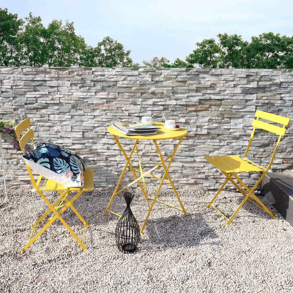 3pc Metal Folding Bistro Set M794