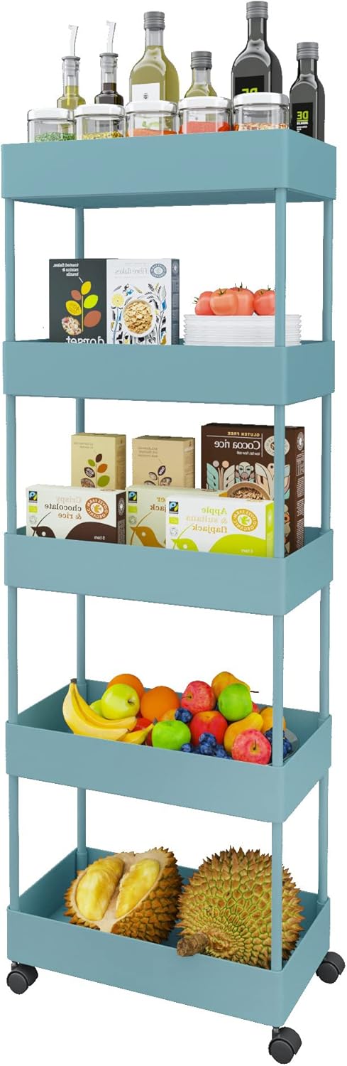 5 Tier Rolling Storage Cart C967009