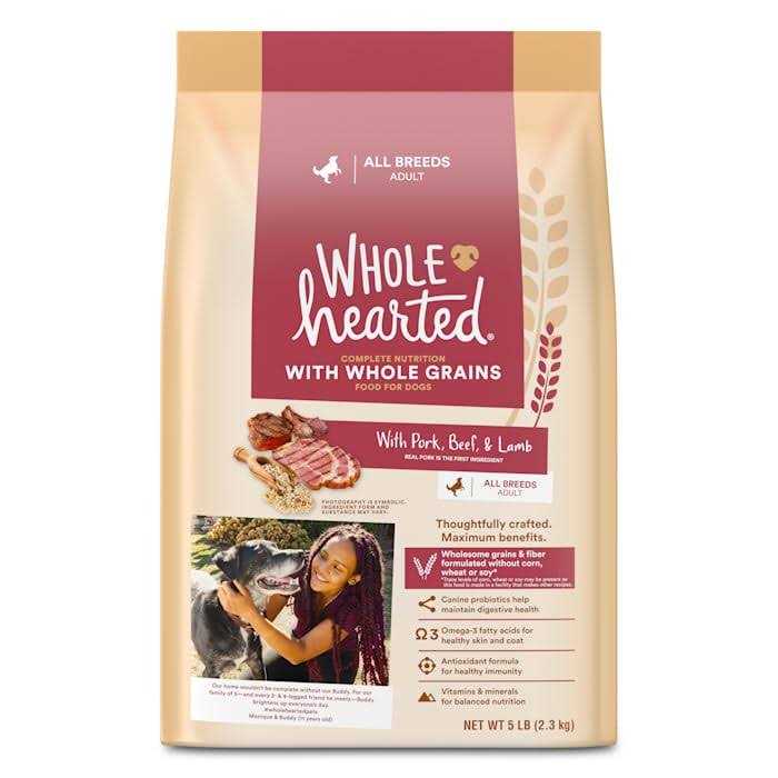 Whole Grains with Pork Beef & Lamb Dry Dog Food B9851