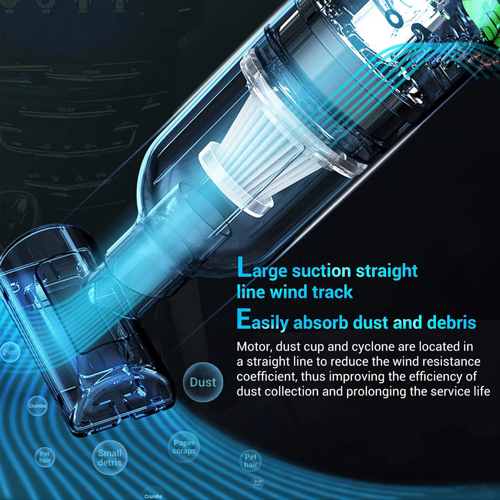 Lightweight Handheld Vacuum Cleaner with Strong Suction U478099