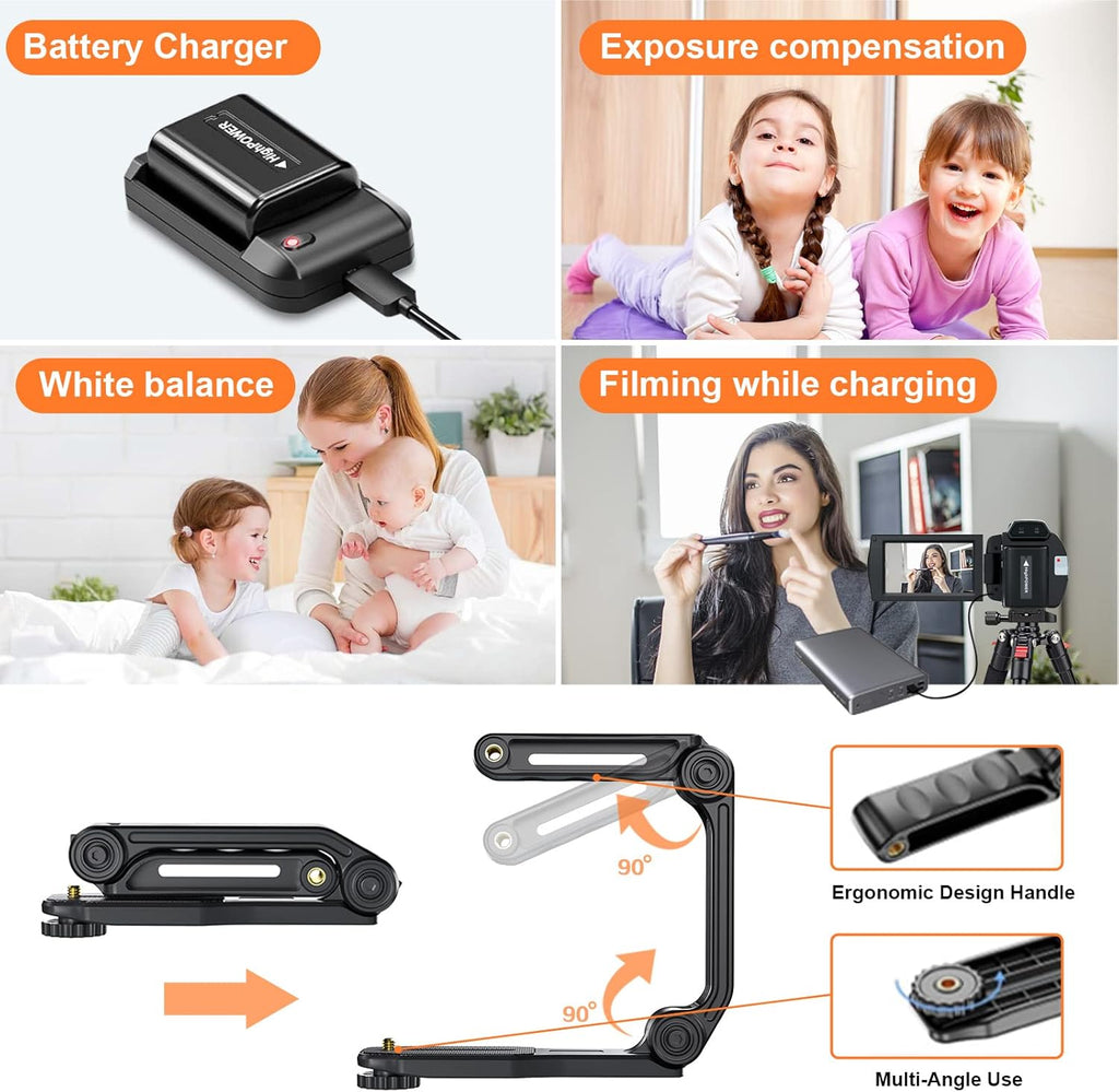 4K Video Camera Camcorder with Anti-Shake, 48MP WiFi 3 Inch IPS Touch Screen 16X Zoom Digital Camera Recorder with IR Night Version, Battery Charger, Microphone X991865