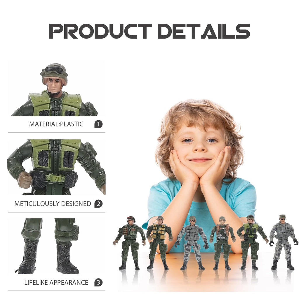 Mini Army Soldier Figure Building Block Toy Z6399