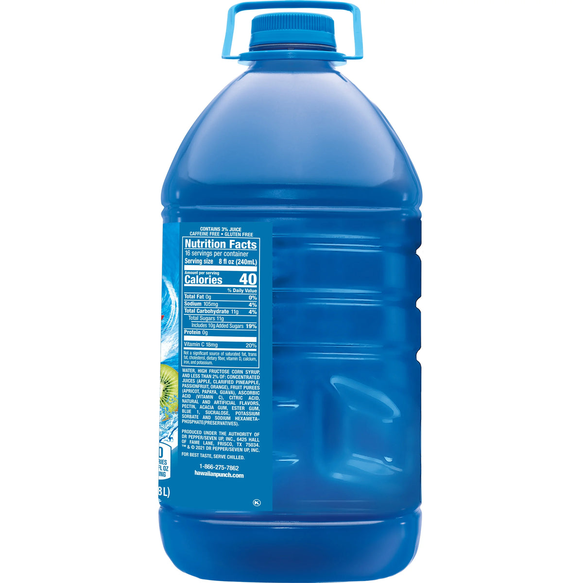 Berry Blue Typhoon Juice Drink, 1 gal bottle H5431