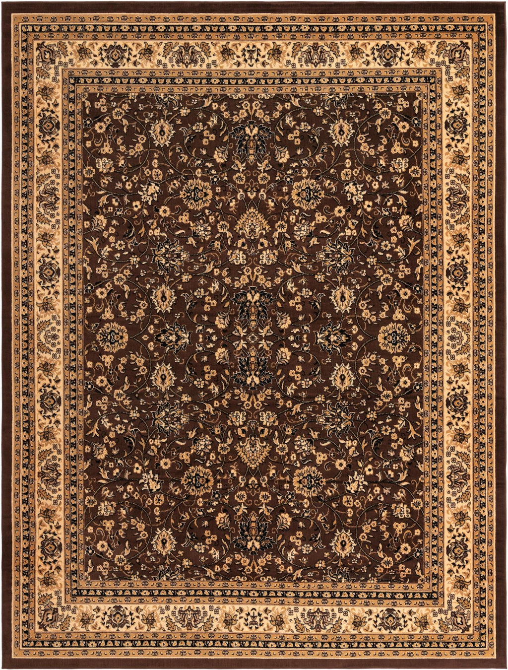 10' x 13' Brown Medium Rug P5310