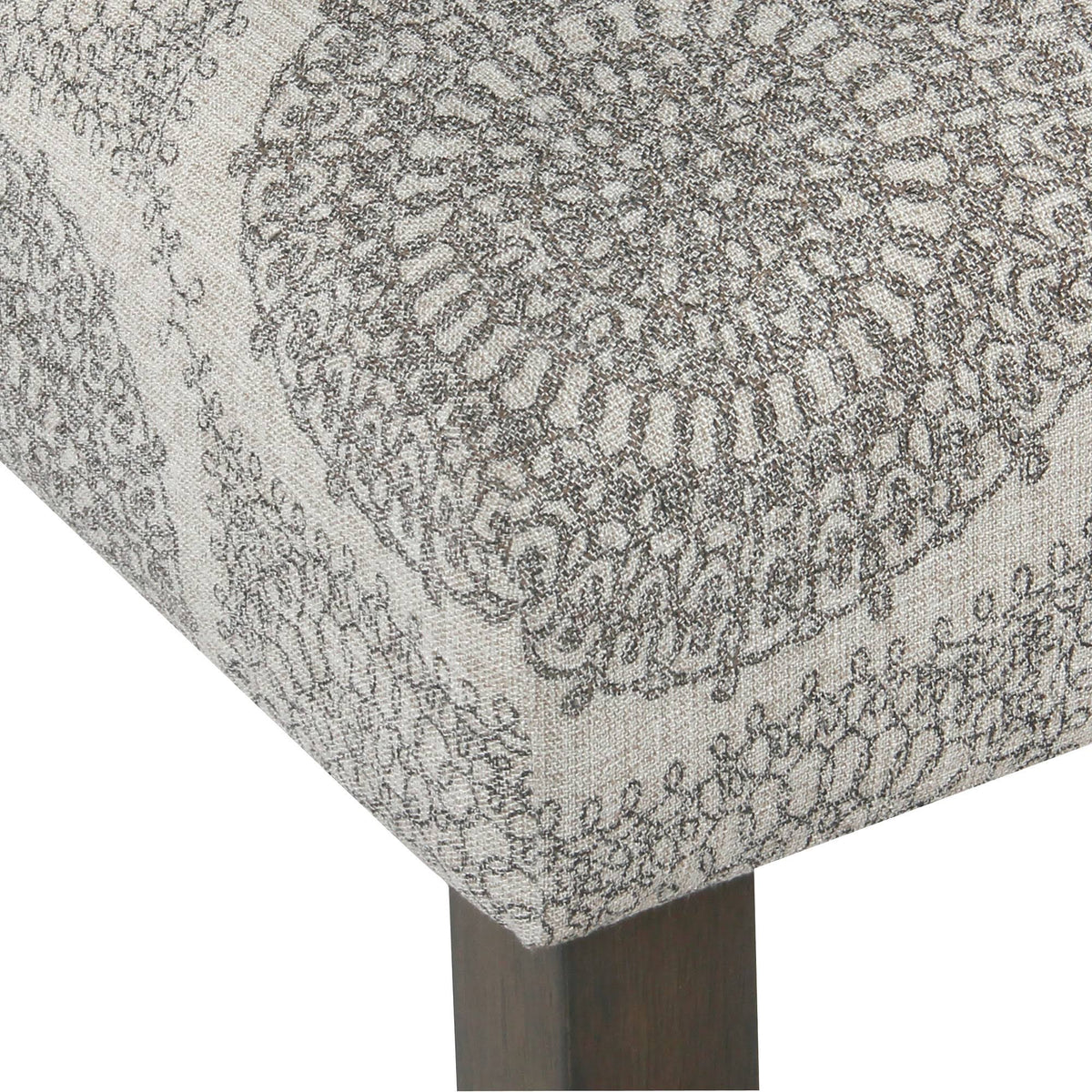 Gray Medallion Parsons Dining Chair (Set of 2) Q7903