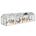 Large Metal Chicken Coop with Cover Q7563