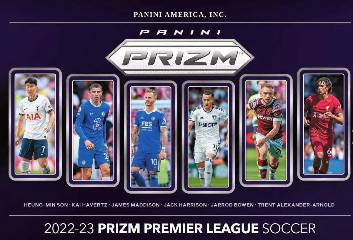 2022-23 Prizm Premier League Soccer Trading Card Blaster Box M1830
