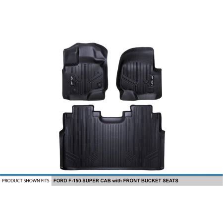 Black Floor Mats for F-150 SuperCab N690584