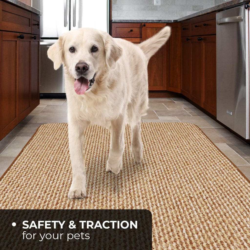 Skid-Resistant Carpet Runner - Praline Brown - 10 Feet X 27 Inches W66780