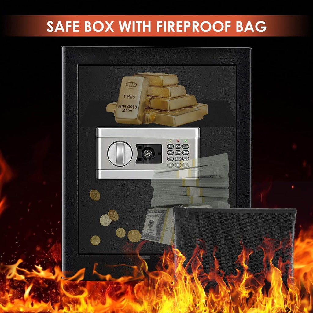 Fireproof Waterproof Digital Safe Box with Keypad Lock S171075