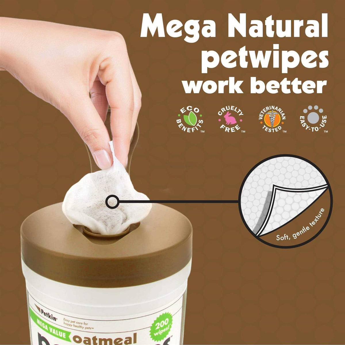 Oatmeal Pet Wipes 200 Count L85733