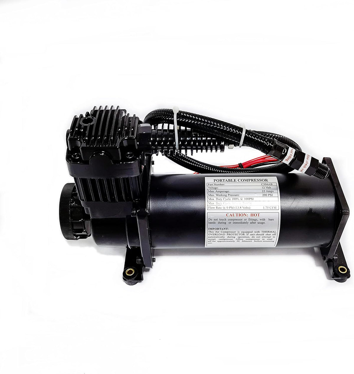 Heavy Duty Air Horn Compressor 200psi 12V Universal Replacement B807