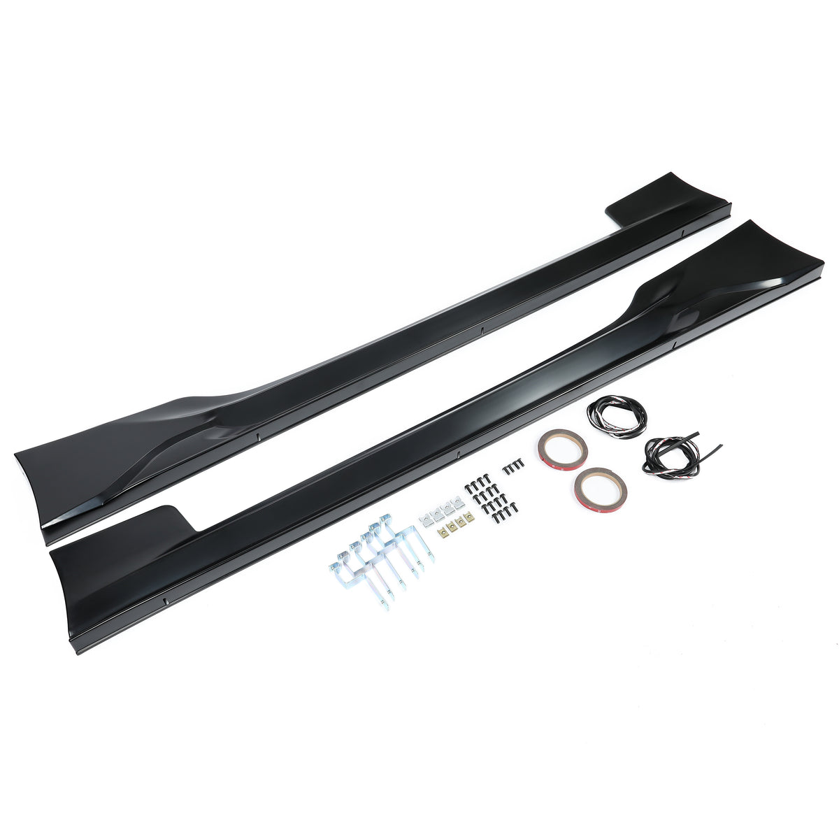 Black ABS Side Skirts for Subaru BRZ Scion FR-S Toyota 86 Coupe 2-Door P801310