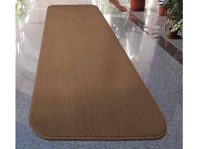 Skid-Resistant Carpet Runner Toffee Brown 10 ft. x 48 in. E148112