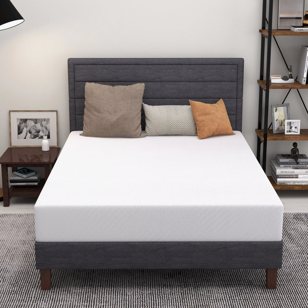 Twin Size Green Tea Gel Memory Foam Mattress P715449