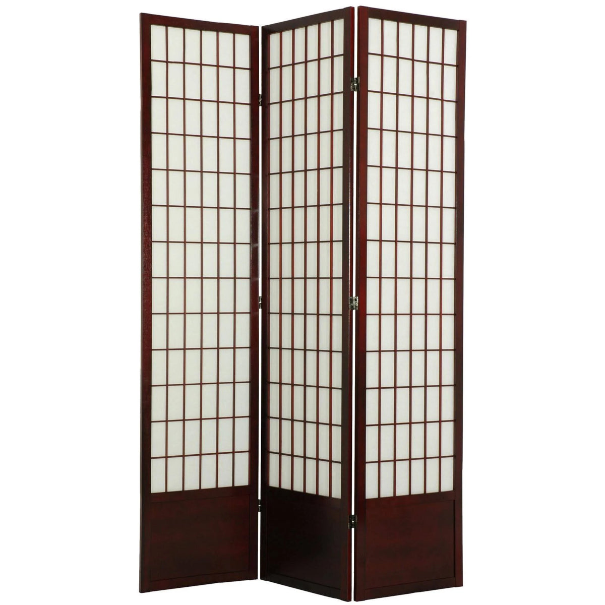 6 Panel Rosewood Shoji Screen N388138