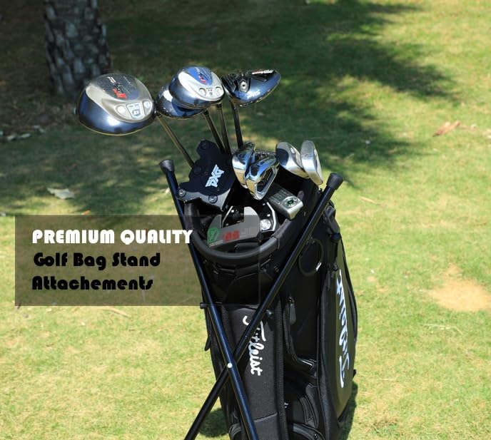 Black Golf Bag Stand Attachment with Carry Bag P233387