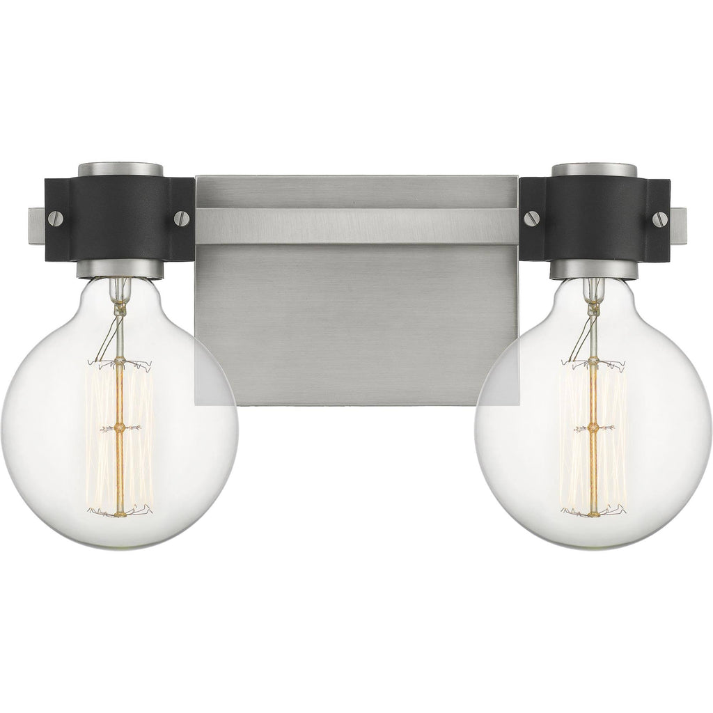 2 Light Antique Nickel Bath D38887
