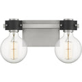2 Light Antique Nickel Bath D38887