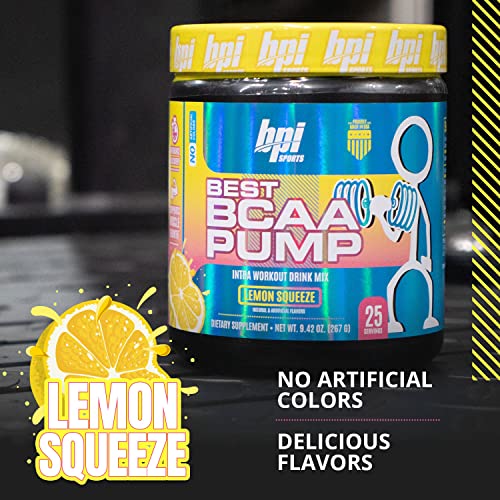 BCAA Powder Sports Drink with Branched Chain Amino Acids - Lemon Squeeze - 25 Servings T6234