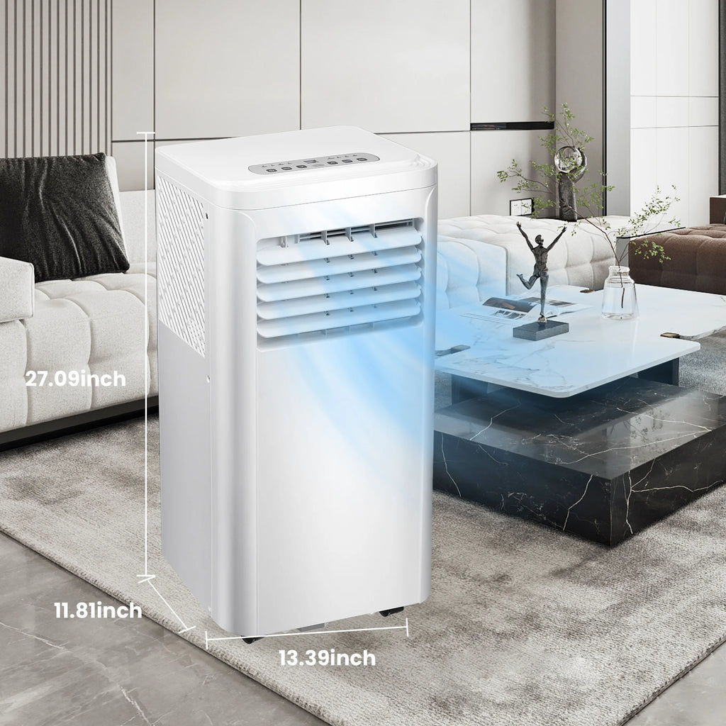 6000BTU 3-in-1 Portable Air Conditioner with Dehumidifier Fan White I840