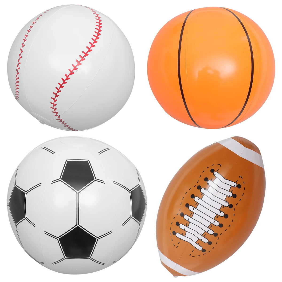 Inflatable Beach Ball Set of 4 R423842